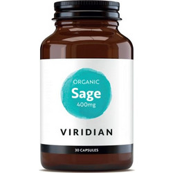 Viridian Organic Sage 400mg 30 Κάψουλες