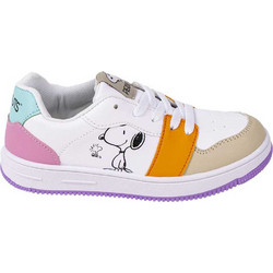 Cerda Snoopy Παιδικά Sneakers Λευκά Ροζ 2300005879