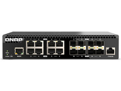 Qnap QSW-M3216R-8S8T Unmanaged L2 Switch με 8 Θύρες Ethernet 10000Mbps και 8 SFP θύρες