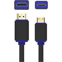 SGL Καλώδιο HDMI Male to Mini HDMI Male 0.1m Black A1592AB-02
