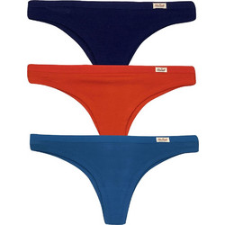 John Frank Βαμβακερά Γυναικεία String 3Pack W21WJF3NAB09