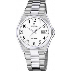 Festina Ανδρικό Ρολόι με Ασημί Μεταλλικό Μπρασελέ F20552/1 Festina Ανδρικό Ρολόι με Ασημί Μεταλλικό Μπρασελέ F20552/1