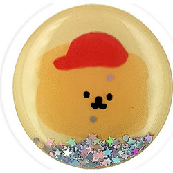 Sonique Pop Socket Liquid Cartoon Red Hat Bear