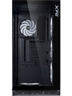 Adata Invader X BTF Black Gaming Midi Tower Κουτί Υπολογιστή με Πλαϊνό Παράθυρο