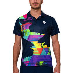 Bidi Badu Kaleido Tennis Ανδρική Αθλητική Μπλούζα Polo Πολύχρωμη M1350012-DBLMX