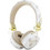 Guess ENC GUBH70E4PTMH Ενσύρματα & Ασύρματα Bluetooth Ακουστικά On Ear με Noise Cancelling Μπεζ