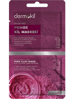 Dermokil Pink Clay Peel-Off Μάσκα Προσώπου με Άργιλο 15ml