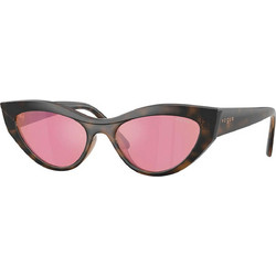 Vogue VO5637SU 2386F6 Γυναικεία Γυαλιά Ηλίου Cat Eye Κοκάλινα Ταρταρούγα με Μωβ Φακό