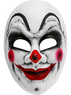 Μάσκα Creepy Clown Λευκή 08473