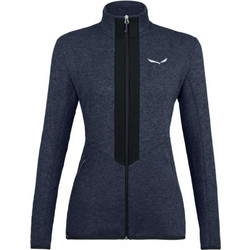 Salewa Rocca 2 Γυναικεία Ζακέτα Fleece Κοντή με Φερμουάρ Navy Μπλε 27560-3965
