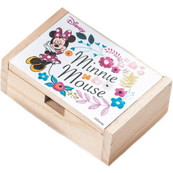 Parisis Μπομπονιέρα Βάπτισης Κουτί Minnie Mouse Bloom από Ξύλο ΝΑ1130