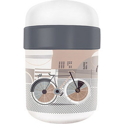 Chic Mic Fiets Δοχείο Φαγητού Θερμός από Ανακυκλώσιμο Υλικό Κατάλληλο για Φούρνο Μικροκυμάτων 700ml