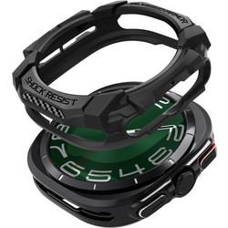 Spigen Rugged Armor Θήκη Σιλικόνης για Samsung Galaxy Watch Ultra 47mm Μαύρη