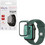 Volte-Tel Πλαστική Θήκη Tempered Glass για Apple Watch 4 / 5 / 6 / SE 44mm Χακί