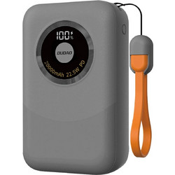 Dudao K21 Mini Power Bank 10000mAh 22.5W με Θύρα USB-C Power Delivery Grey