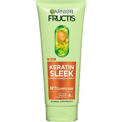Garnier Keratin Sleek Σαμπουάν & Conditioner Κερατίνης για Επανόρθωση για Ξηρά Μαλλιά 200ml
