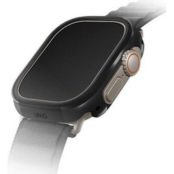 Uniq Valencia Μεταλλική Θήκη για Apple Watch Ultra 49mm Μαύρη
