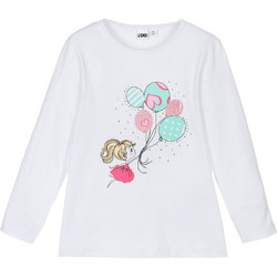 iDo Παιδικό T-Shirt Μακρυμάνικο Λευκό 4B406-0113