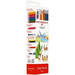 Caran d'Ache 233.354486 Σετ Ζωγραφικής 18.3x5.4x3.7cm 16τμχ