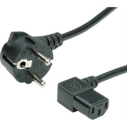 Value 19.99.1118-50 Καλώδιο Τροφοδοσίας Schuko to IEC C13 2m