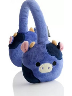 Lazerbuilt Squishmallows Ingred The Cow Ασύρματα Bluetooth Παιδικά Ακουστικά Over Ear Πολύχρωμα
