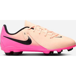 Nike Jr. Phantom GX II Club FG/MG FJ2600-800 Παιδικά Ποδοσφαιρικά Παπούτσια με Τάπες Ροζ Φούξια