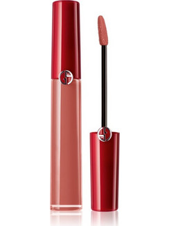 Giorgio Armani Lip Maestro 214 Peachy Brown Long Lasting Matte Κραγιόν Liquid 6.5ml