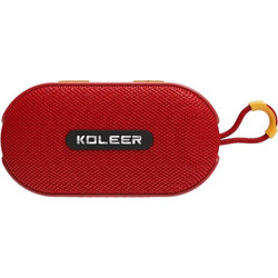 Koleer H32 Ηχείο Bluetooth 7W με Ραδιόφωνο Κόκκινο