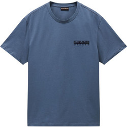 Napapijri S-Vignoni Ανδρικό Αθλητικό T-Shirt Πετρόλ NP0A4ILX-G1Y