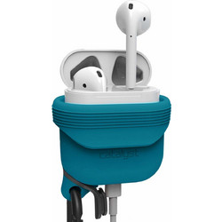 Catalyst Θήκη Σιλικόνης με Γάντζο για Apple AirPods 1 / 2 Μπλε