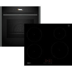 Neff Φούρνος Ηλεκτρικός Άνω Πάγκου 71lt 59.4cm B24CR31G0 με Κεραμικές Εστίες T36FBE1L0