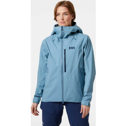 Helly Hansen Γυναικείο Μπουφάν Χειμωνιάτικο Softshell Μακρύ Αδιάβροχο Γαλάζιο 63126-625