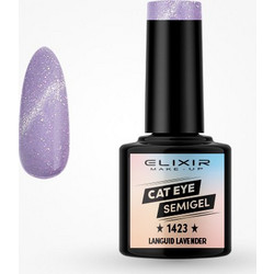 Elixir 1423 Languid Lavender Cat Eye Ημιμόνιμο Βερνίκι Νυχιών 8ml