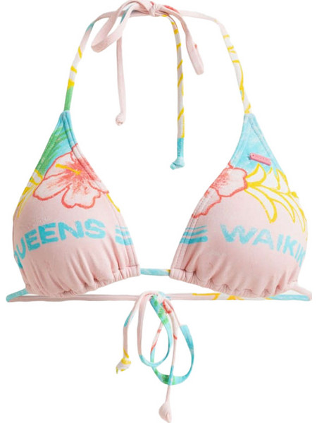 Roxy Atlas Bikini Top Τριγωνάκι Ροζ ERJX305478