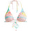 Roxy Atlas Bikini Top Τριγωνάκι Ροζ ERJX305478