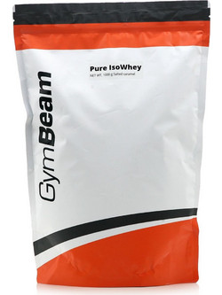 GymBeam Pure IsoWhey Salted Caramel Πρωτεΐνη Ορού Γάλακτος Γράμμωσης Χωρίς Γλουτένη 1kg