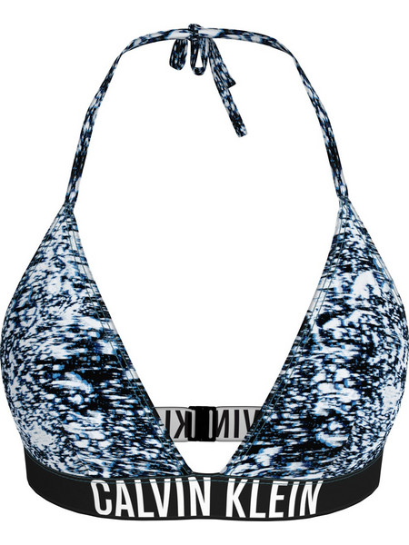 Calvin Klein Bikini Top Τριγωνάκι Navy Μπλε Λευκό KW0KW02854-0GR