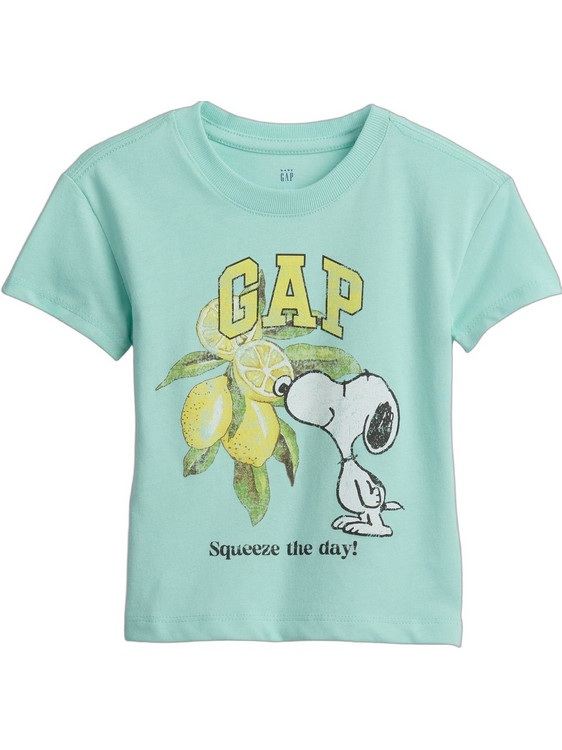 Gap Παιδικό T-Shirt Κοντομάνικο Πράσινο Mint 736160000