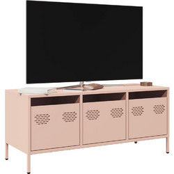 vidaXL Έπιπλο Τηλεόρασης Μεταλλικό N / A Μ101.5xΠ39xΥ43.5cm 851227