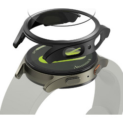 Ringke Slim Πλαστική Θήκη Tempered Glass για Samsung Galaxy Watch 7 44mm Ανθρακί