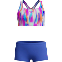 Speedo Αθλητικό Παιδικό Μαγιό Bikini Set για Κορίτσι Ροζ Φούξια Royal Blue 8003735-18116