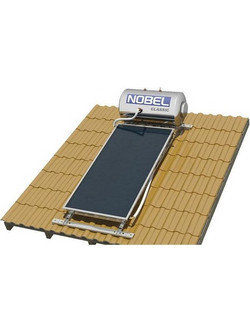 Nobel Classic Ηλιακός Θερμοσίφωνας 120lt 2m² Glass Τριπλής Ενέργειας για Αντλία Θερμότητας Κεραμοσκεπής