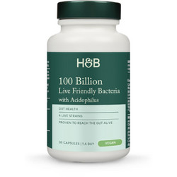 Holland & Barrett 100 Billion Live Friendly Bacteria with Acidophilus Προβιοτικά 30 Κάψουλες