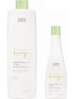 Shot Perfect Curl Conditioner για Όγκο για Σγουρά Mαλλιά Set 250ml + 1lt