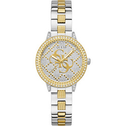 Guess Lace Γυναικείο Ρολόι με Ασημί Μεταλλικό Μπρασελέ GW0944L3