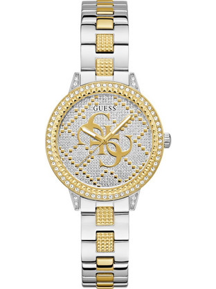 Guess Lace Γυναικείο Ρολόι με Ασημί Μεταλλικό Μπρασελέ GW0944L3