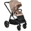 Cangaroo Celebrity Καρότσι Μωρού 2 σε 1 Crepe Beige