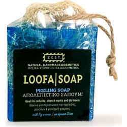Zest Loofa Blue Σαπούνι Peeling Σώματος 110gr
