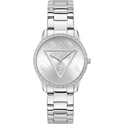 Guess Roxy Γυναικείο Ρολόι με Ασημί Μεταλλικό Μπρασελέ GW0987L1