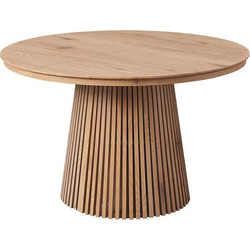 Woodwell RIM-II Τραπέζι Τραπεζαρίας ΜDF Ε7662 MDF Φ120+80cm H.75cm Ε7662,1